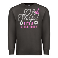 Smoke oh snip it's a girls trip for dark Premium Sweatshirt - artisFamous