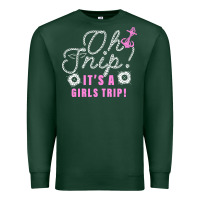 Sports Green oh snip it's a girls trip for dark Premium Sweatshirt - artisFamous