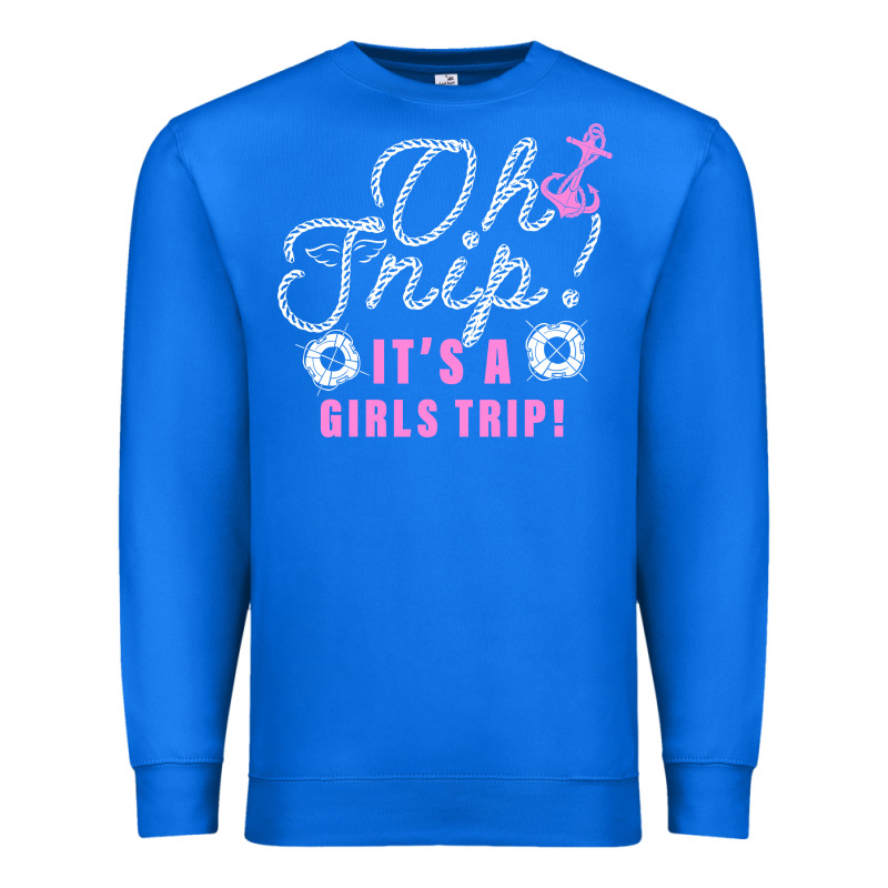 Oh Snip It's A Girls Trip For Dark Premium Sweatshirt by artisFamous | Teevron