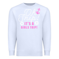 White oh snip it's a girls trip for dark Premium Sweatshirt - artisFamous