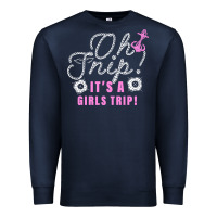 Navy oh snip it's a girls trip for dark Premium Sweatshirt - artisFamous