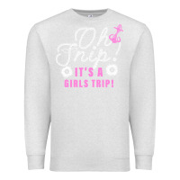 Oatmeal Heather oh snip it's a girls trip for dark Premium Sweatshirt - artisFamous