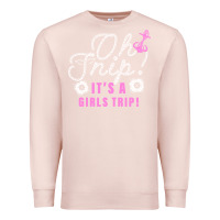 Pale Pink oh snip it's a girls trip for dark Premium Sweatshirt - artisFamous