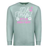Seafoam oh snip it's a girls trip for dark Premium Sweatshirt - artisFamous