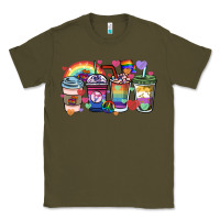 Army Green lgbtq coffee cups Classic Tee - HowdyJamesFarm