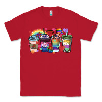 Red lgbtq coffee cups Classic Tee - HowdyJamesFarm