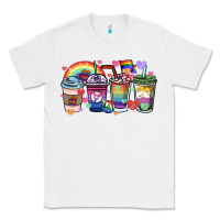 White lgbtq coffee cups Classic Tee - HowdyJamesFarm