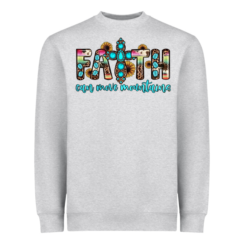 Faith Can Move Mountains Heavyweight Sweatshirt by JahusDesignShop | Teevron