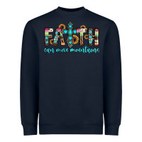 Navy faith can move mountains Heavyweight Sweatshirt - JahusDesignShop