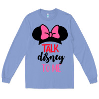 Colony Blue Minnie Mouse Long Sleeve Tee - CowhideDigitalArt
