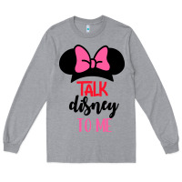 Heather Grey Minnie Mouse Long Sleeve Tee - CowhideDigitalArt