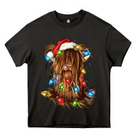 Asphalt christmas heifer cow gnome Heavy Core Tee - CowGirlArtShop