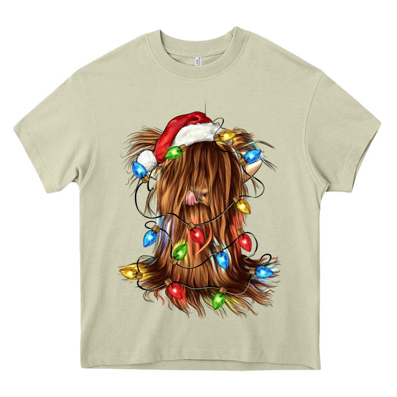 Christmas Heifer Cow Gnome Heavy Core Tee by CowGirlArtShop | Teevron