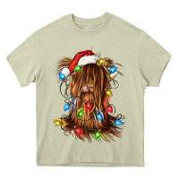 Mossy christmas heifer cow gnome Heavy Core Tee - CowGirlArtShop