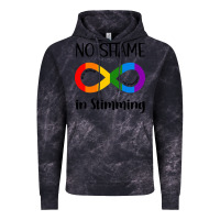 Cloud Black no Shame Stimming Vintage Hoodie - CowhideDigitalArt