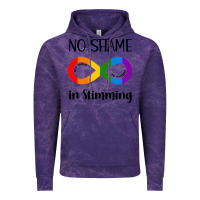 Cloud Purple no Shame Stimming Vintage Hoodie - CowhideDigitalArt