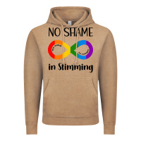 Vintage Coffee no Shame Stimming Vintage Hoodie - CowhideDigitalArt