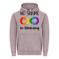 Vintage Zinc no Shame Stimming Vintage Hoodie - CowhideDigitalArt