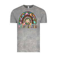 Cloud Rock Happy Easter Rainbow Vintage Tee - BundleAndBundleShop