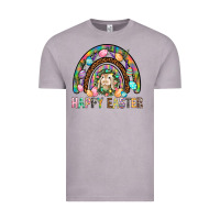 Vintage Zinc Happy Easter Rainbow Vintage Tee - BundleAndBundleShop