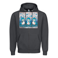 Smoke snowman winter Zipper Hoodie - JahusDesignShop