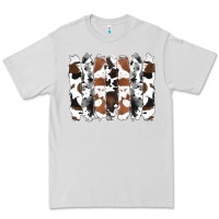 Dove Grey cowhide brushstrokes Premium Tee - RanaPortraitStore