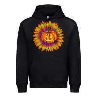 Black Halloween Sunflower Urban Hoodie - RanaPortraitStore