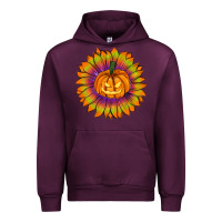 Mauve Wine Halloween Sunflower Urban Hoodie - RanaPortraitStore