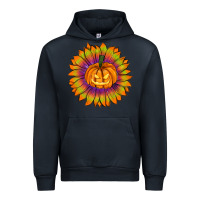 Navy Halloween Sunflower Urban Hoodie - RanaPortraitStore