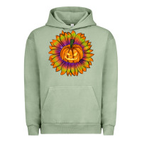 Pigment Oil Green Halloween Sunflower Urban Hoodie - RanaPortraitStore