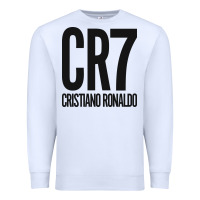 White cr7 Premium Sweatshirt - artisFamous