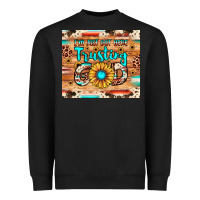Black i'm just out here trusting god Heavyweight Sweatshirt - JahusDesignShop