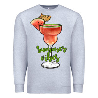 Heather Grey summer vibes Premium Sweatshirt - JahusDesignShop