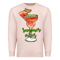 Pale Pink summer vibes Premium Sweatshirt - JahusDesignShop