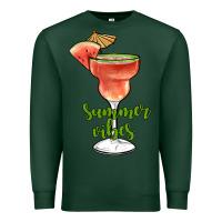 Sports Green summer vibes Premium Sweatshirt - JahusDesignShop