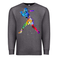 Charcoal Heather girl's softball Premium Sweatshirt - artisFamous