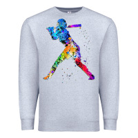 Heather Grey girl's softball Premium Sweatshirt - artisFamous
