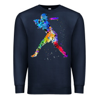 Navy girl's softball Premium Sweatshirt - artisFamous
