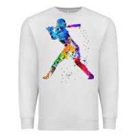 Oatmeal Heather girl's softball Premium Sweatshirt - artisFamous