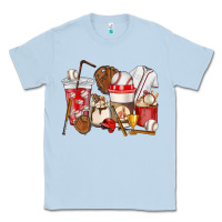 Dusty Blue Baseball coffee cups Classic Tee - HowdyJamesFarm