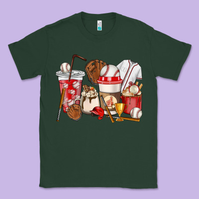 Baseball Coffee Cups Classic Tee Designed By Howdyjamesfarm