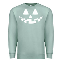 Seafoam halloween jack o lantern (white) Premium Sweatshirt - artisFamous