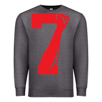 Charcoal Heather colin kaepernick number 7 t shirt Premium Sweatshirt - artisFamous