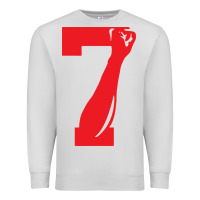 Dove Grey colin kaepernick number 7 t shirt Premium Sweatshirt - artisFamous