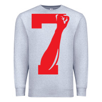 Heather Grey colin kaepernick number 7 t shirt Premium Sweatshirt - artisFamous