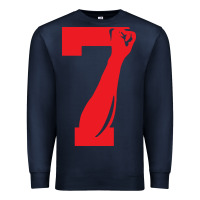 Navy colin kaepernick number 7 t shirt Premium Sweatshirt - artisFamous