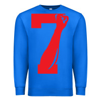 True Royal colin kaepernick number 7 t shirt Premium Sweatshirt - artisFamous