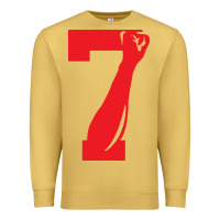 Antique Gold colin kaepernick number 7 t shirt Premium Sweatshirt - artisFamous