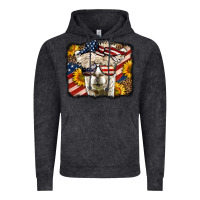 Western 4th Of July Lama Background Vintage Hoodie | Teevron