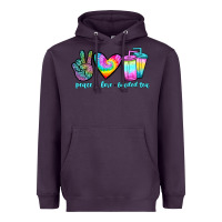 Plum peace love loaded tea Heavyweight Hoodie - JahusDesignShop